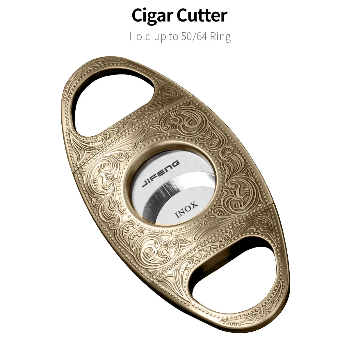 Luxury Engraved Cigar Lighter and Cutter Set - Windproof Torch Lighter | Stainless Steel Guillotine Cutter | Premium Gift Box