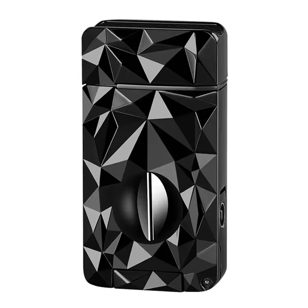 Ultimate 4-in-1 Multifunction Cigar Lighter with Cutter & Holder