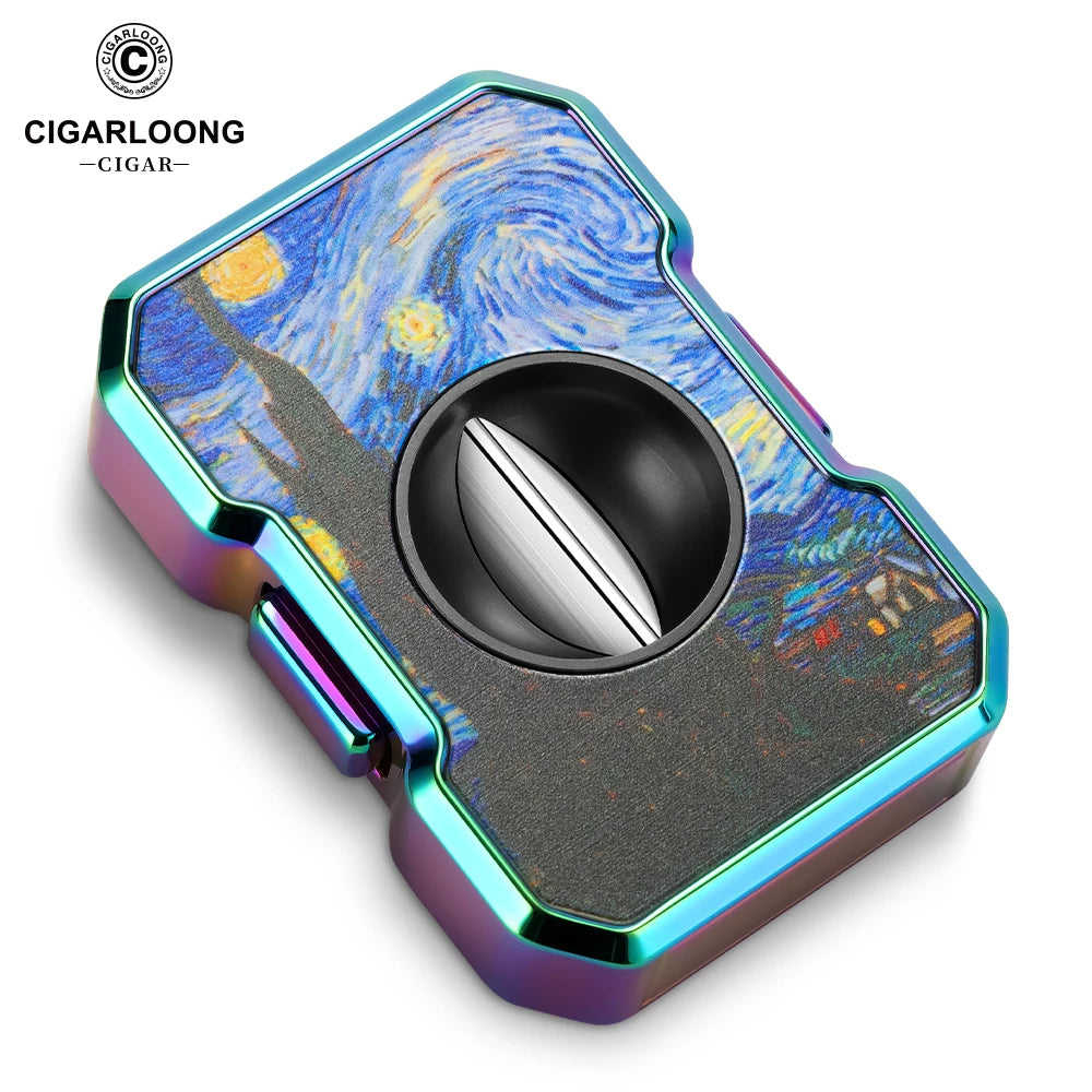 Cortador de puros portátil de viaje, mini, en forma de V, cuchilla afilada, acero inoxidable, diseño exquisito, herramienta para fumar, accesorios CE-25BY