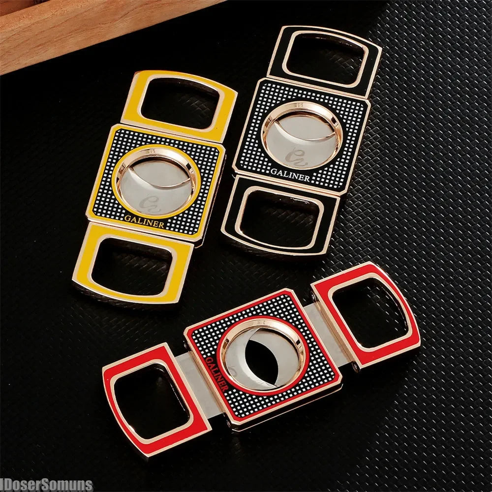Compact Pocket Cigar Cutter with Gift Box | Sharp Blade Travel Cigar Accessories