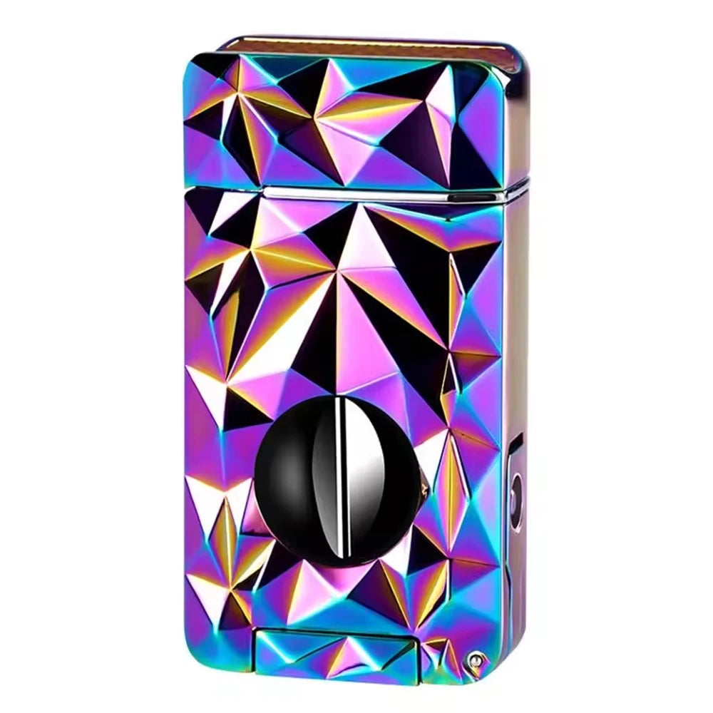 Ultimate 4-in-1 Multifunction Cigar Lighter with Cutter & Holder