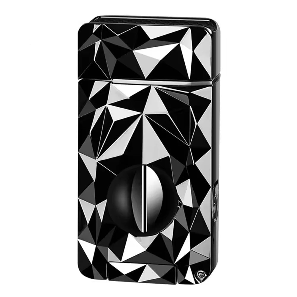 Ultimate 4-in-1 Multifunction Cigar Lighter with Cutter & Holder