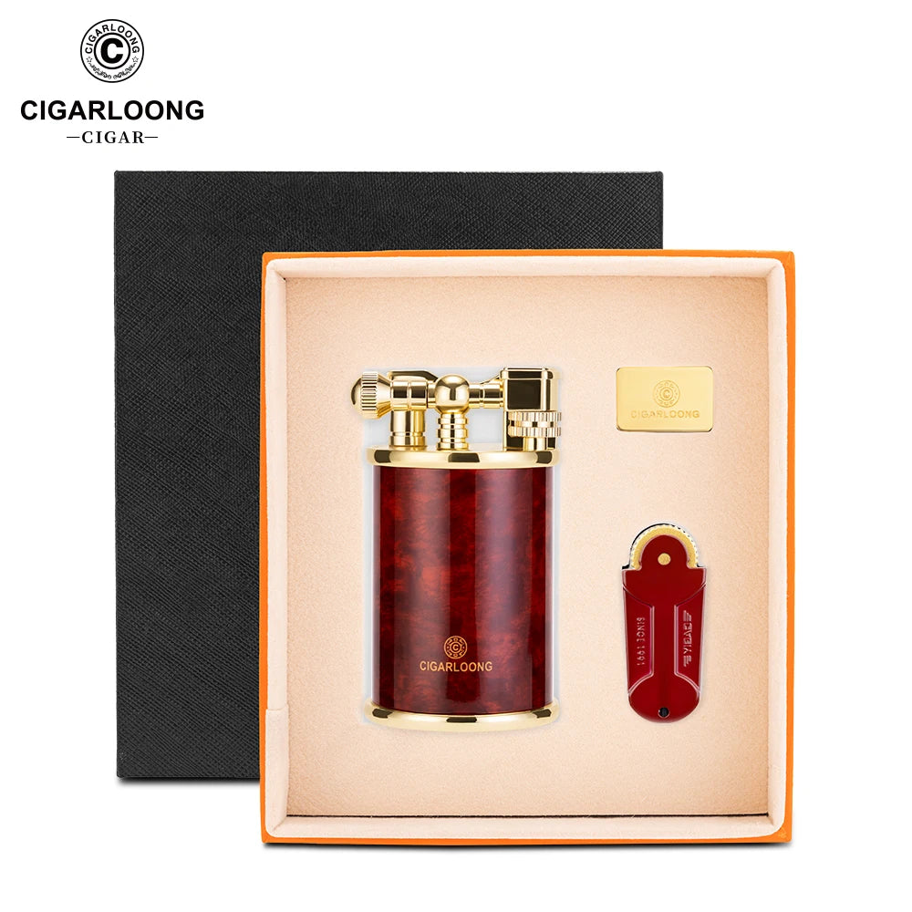 Premium Table Torch Lighter with Adjustable Windproof Blue Flame