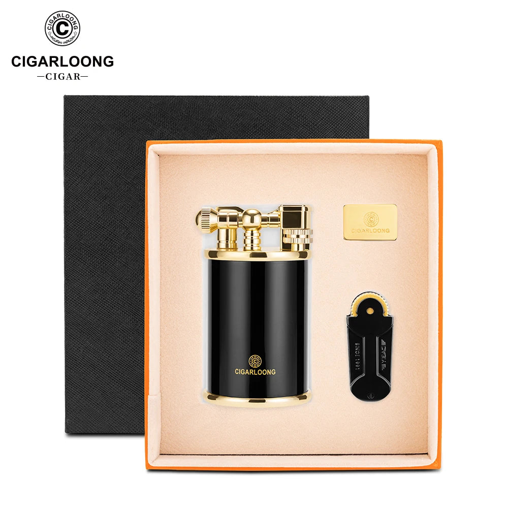 Premium Table Torch Lighter with Adjustable Windproof Blue Flame