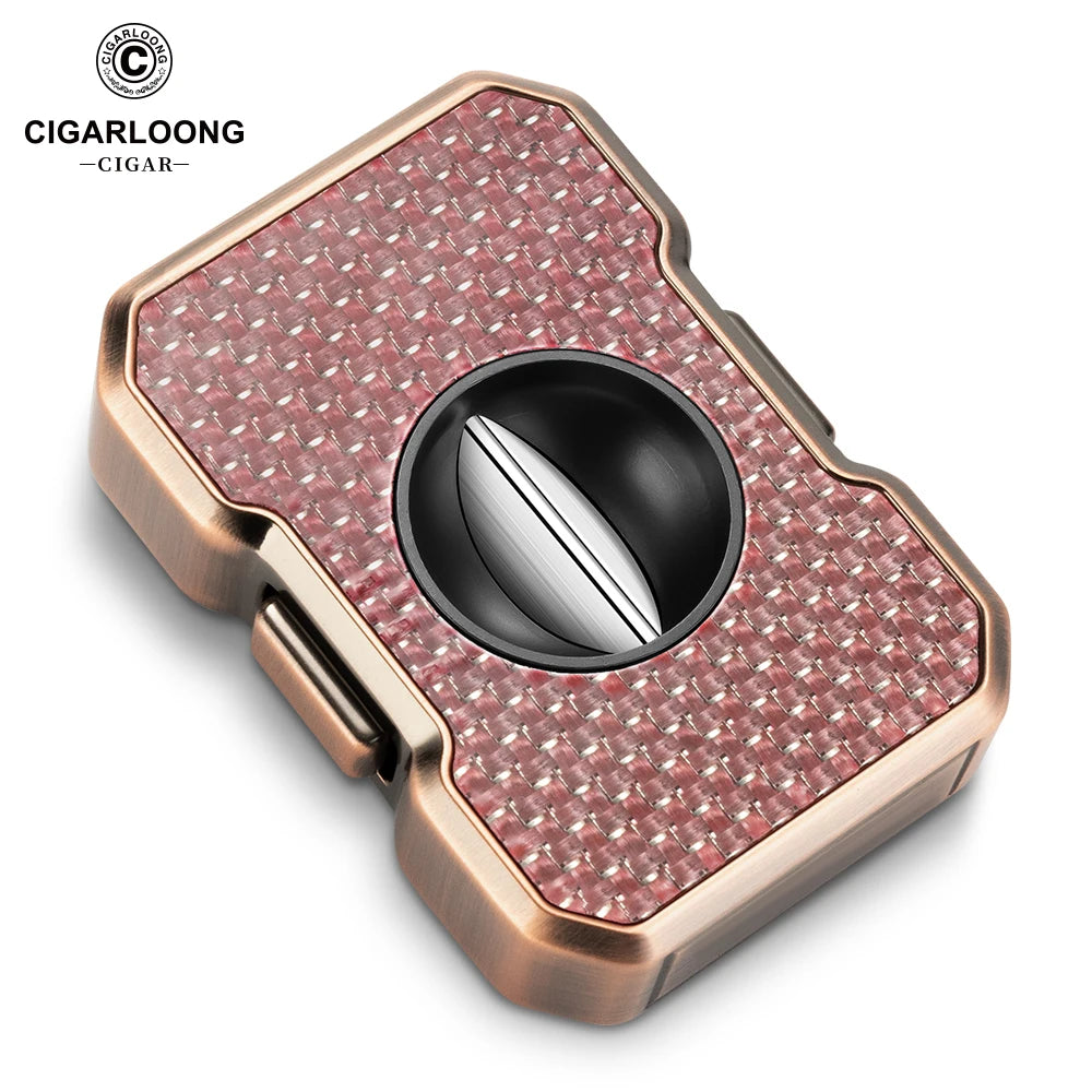 Cortador de puros portátil de viaje, mini, en forma de V, cuchilla afilada, acero inoxidable, diseño exquisito, herramienta para fumar, accesorios CE-25BY