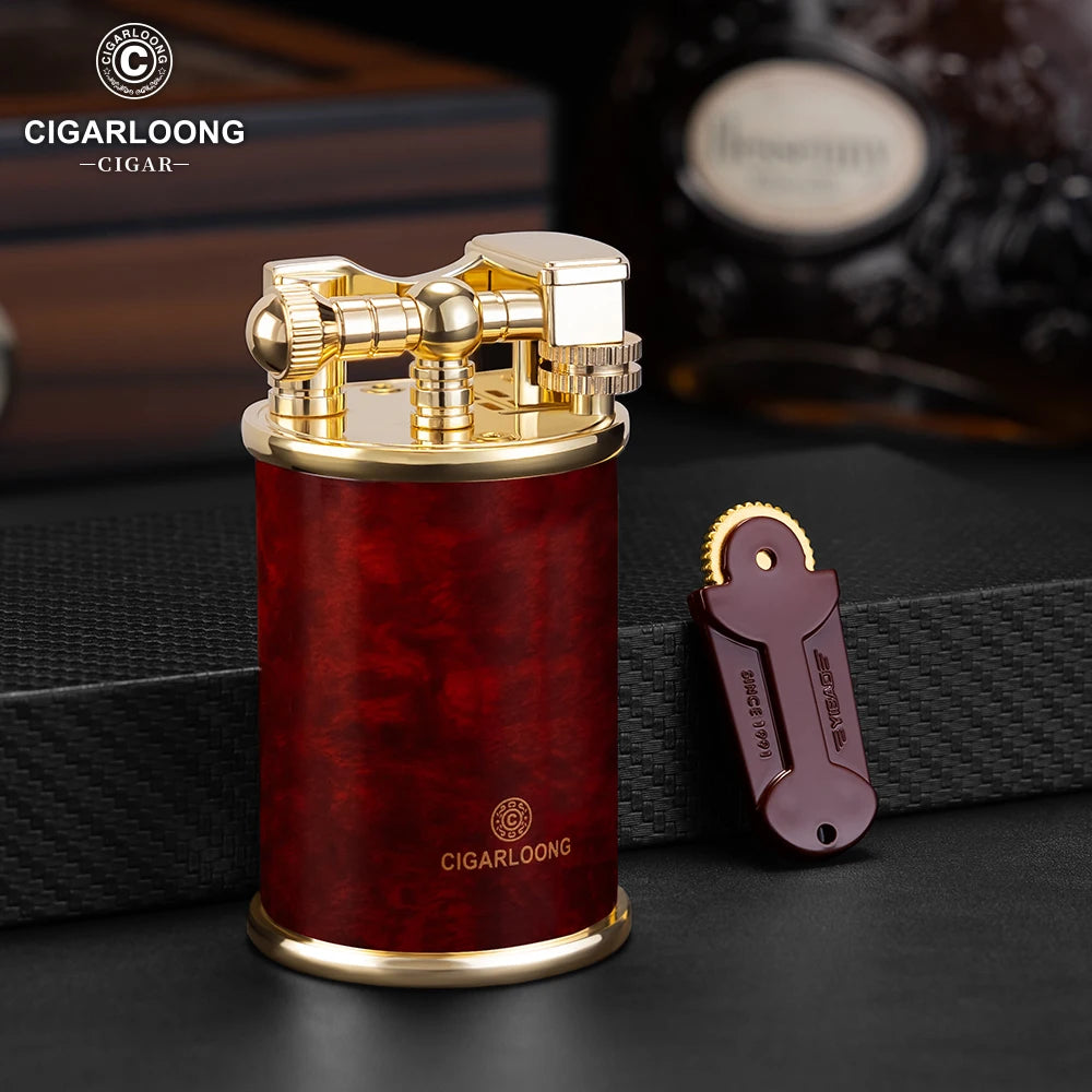 Premium Table Torch Lighter with Adjustable Windproof Blue Flame