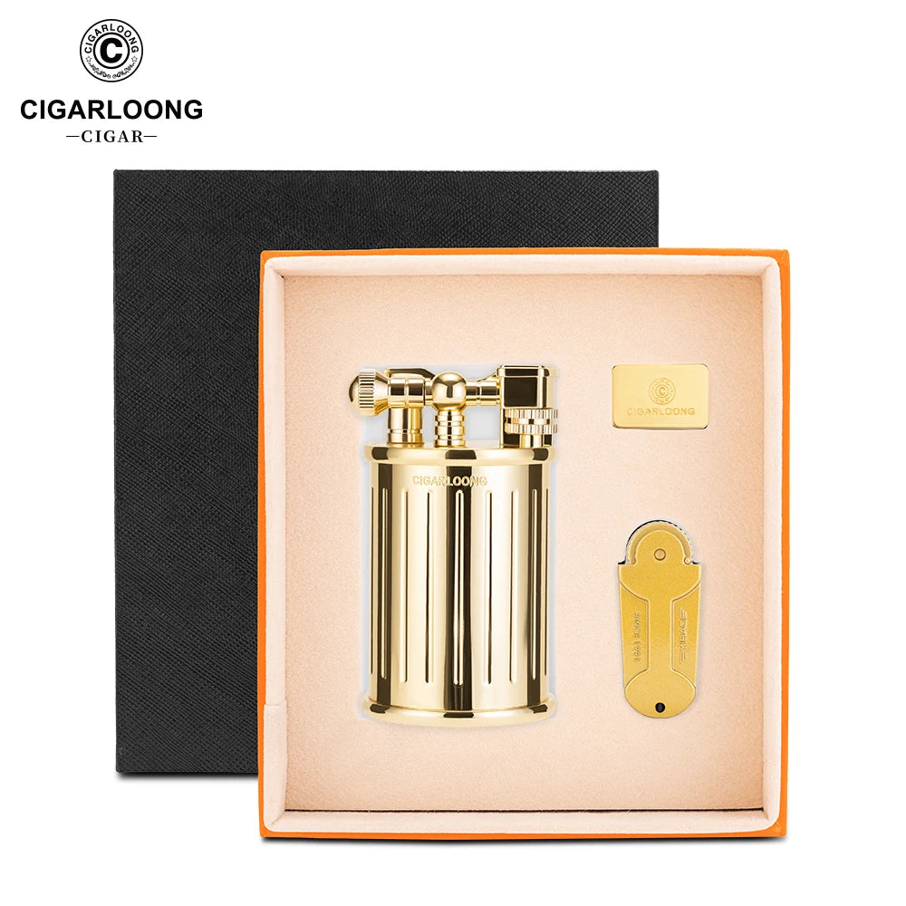 Premium Table Torch Lighter with Adjustable Windproof Blue Flame