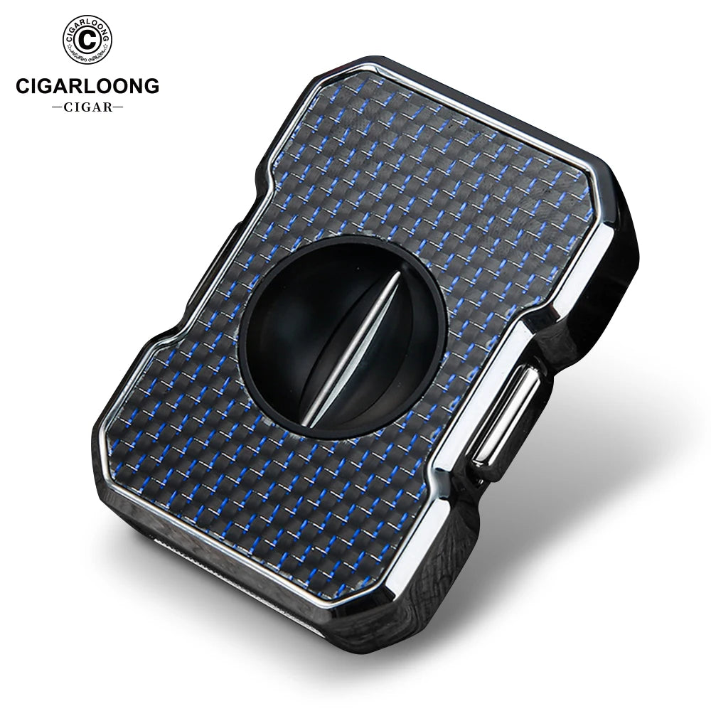 Portable Cigar Cutter - V-Cut Stainless Steel Travel Cutter - Sharp Blade for 23mm Cigars - Compact Pocket Tool